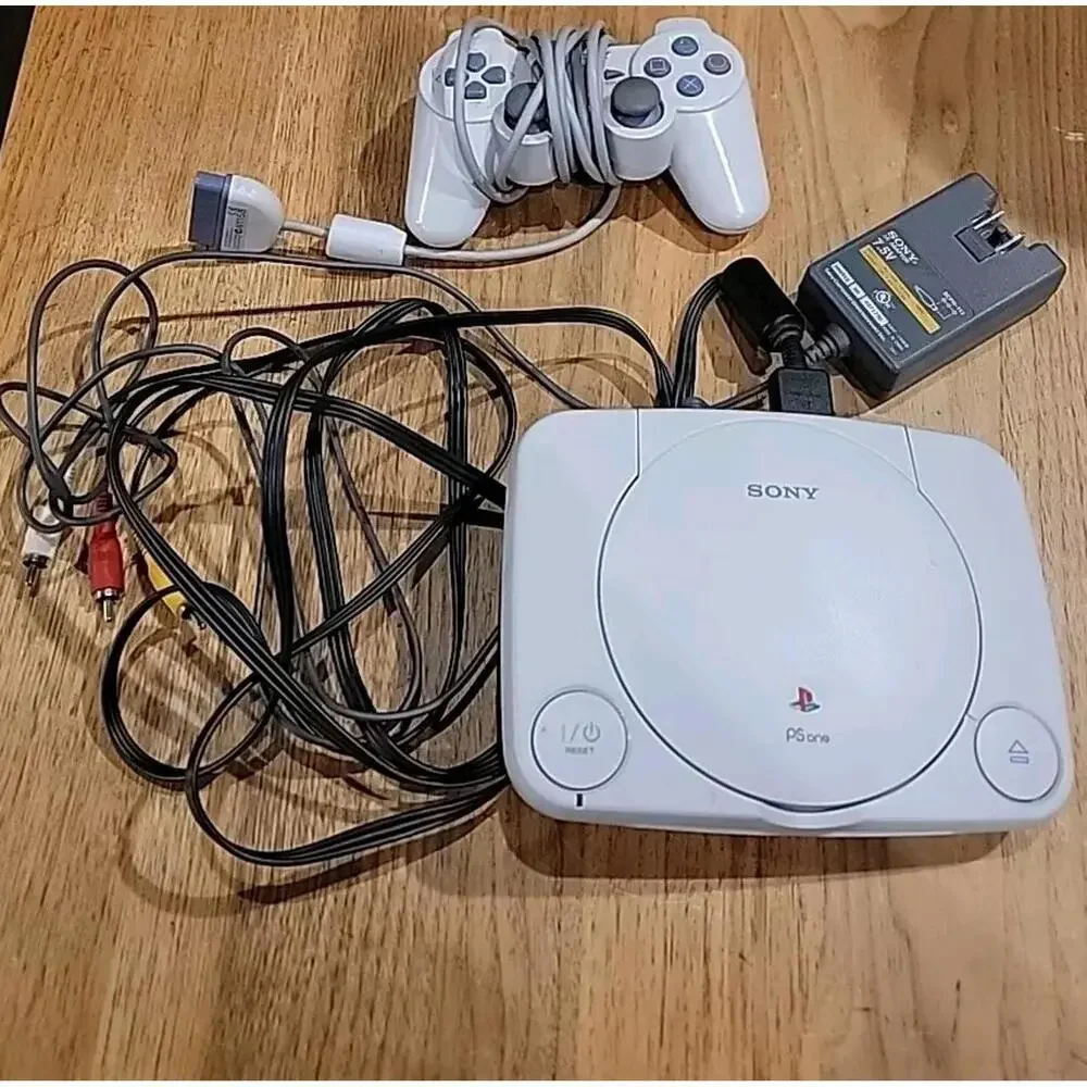 Official Sony PlayStation 1 PS1 Slim PSone Console Complete w Controller Vintage